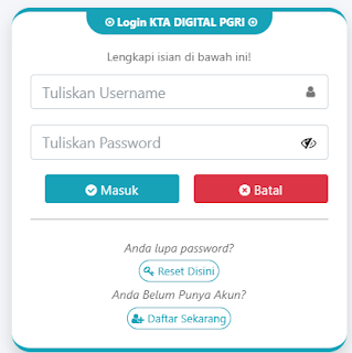 Register PGRI Maluku Tenggara - Persatuan Guru Republik Indonesia Cabang Maluku Tenggara